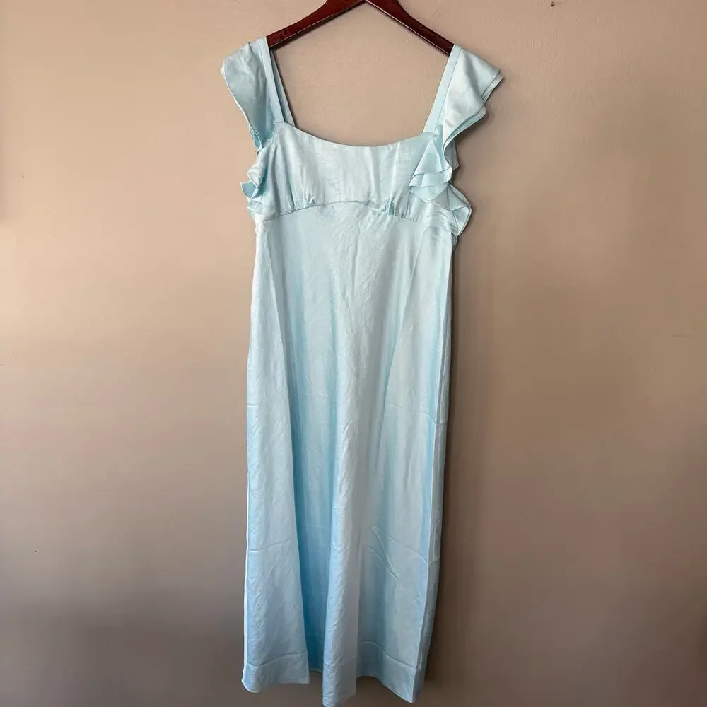 Madewell Light Blue Maxi Dress - Picture 8 of 15
